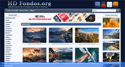 Desktop Screenshot of hdfondos.org