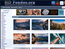 Tablet Screenshot of hdfondos.org